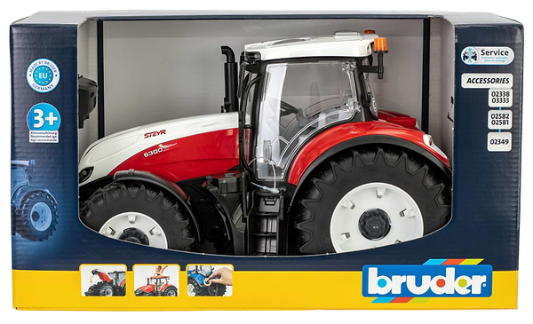 Фото - Наземна будівельна техніка BRUDER Трактор Steyr 6300 Terrus CVT (03180)