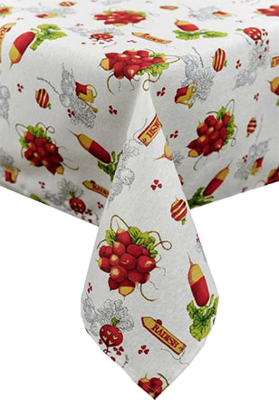 Скатертина прямокутна Прованс Radish 136х180 см (032986)
