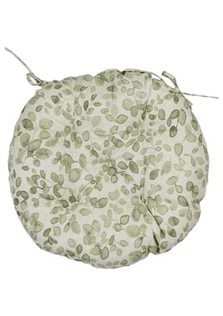Подушка для стільця Прованс Тереза Листочки D40 см (034533)