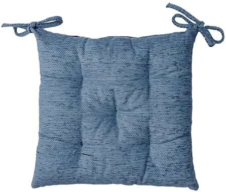 Подушка для стільця Прованс CHENILLA синя 40х40 см (034843)