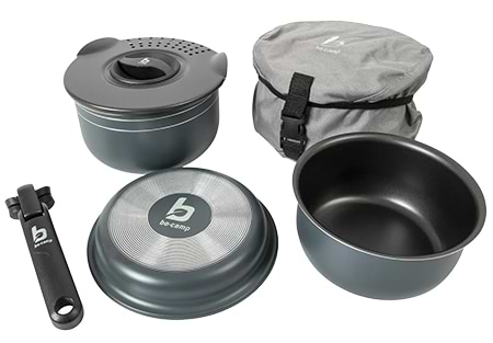 Набор посуды туристический Bo-camp Trekking 5 Pieces Anthracite (2300351)