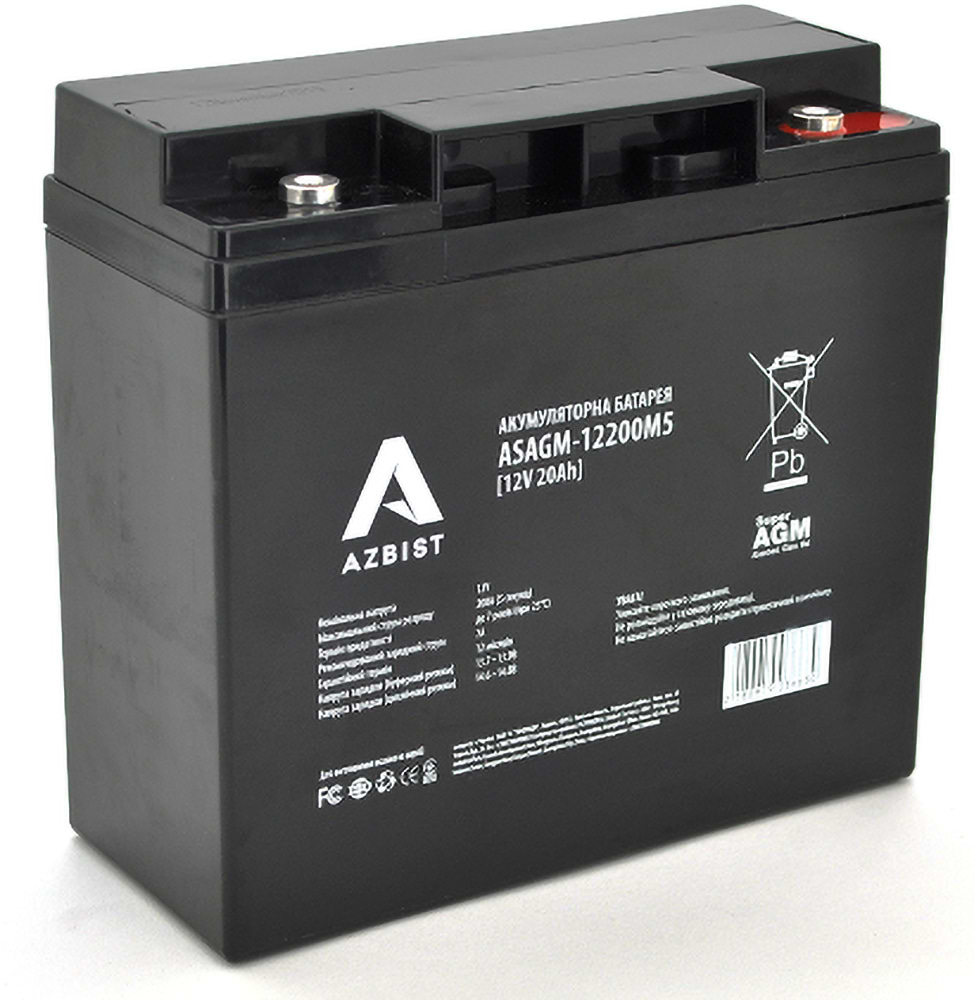 Аккумулятор для ИБП Azbist Super AGM ASAGM-12200M5