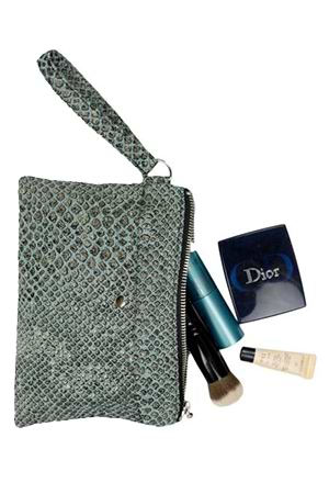 Косметичка ART KNIT Python сіра 14x21 см (037888)