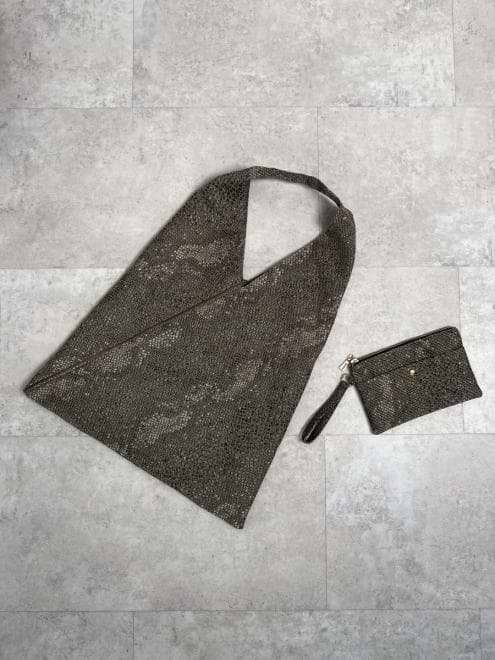 Фото - Косметичка ART KNIT Python коричнева 14x21 см (037890)