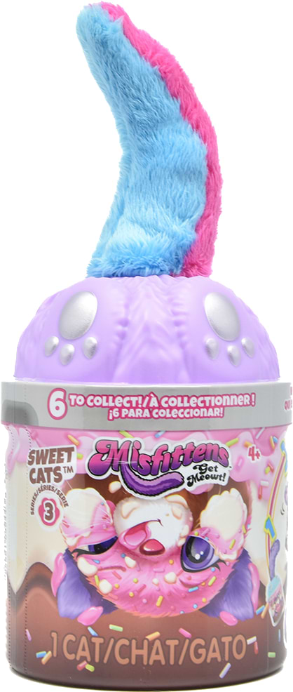 Колекційна м'яка іграшка Misfittens MINI W3 – КОТИК У БАНЦІ (в асорт.) (03948(W3))