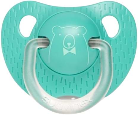 Фото - Анатомічна пустушка Suavinex 6-18 місяців, Сенс життя, зелений ведмідь (303329) Фото - Анатомічна пустушка Suavinex 6-18 місяців, Сенс життя, зелений ведмідь (303329)