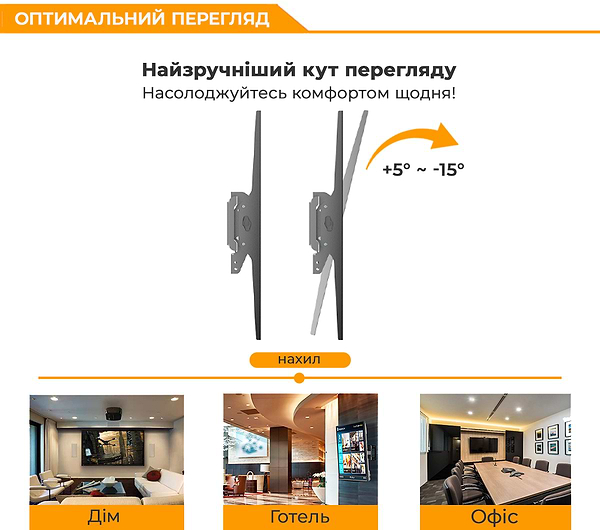 Фото - Уцінка - Кріплення для телевізора ITECHmount PLB3