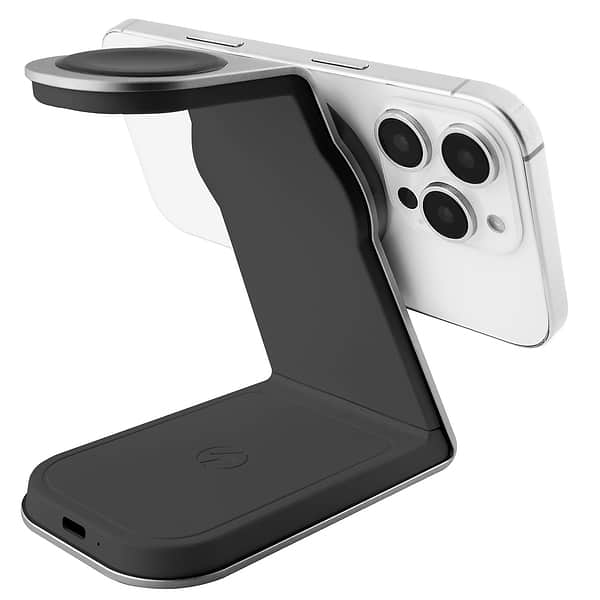 Фото - Беспроводное зарядное устройство Proove Omni Power 3 in 1 Gray