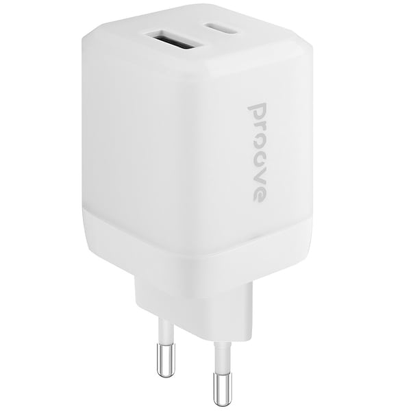 Фото - Мережевий зарядний пристрій Proove Pure GaN Plus 30W (Type-C + USB) White (WCPU30111202)