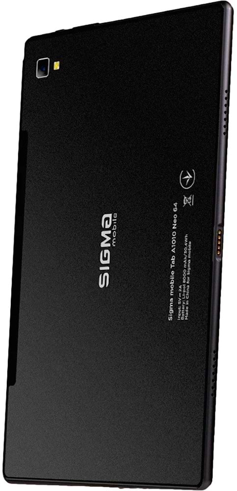Фото - Уценка - Планшет Sigma mobile Tab A1010 Neo 4/64GB 4G Dual Sim Black+чехол-книга