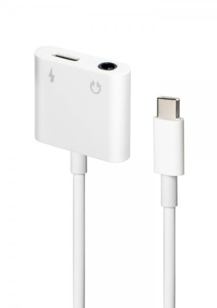 Фото - Переходник аудио Cablexpert USB-C 3.5 mm + USB-C (A-CM-3.5FP-01)
