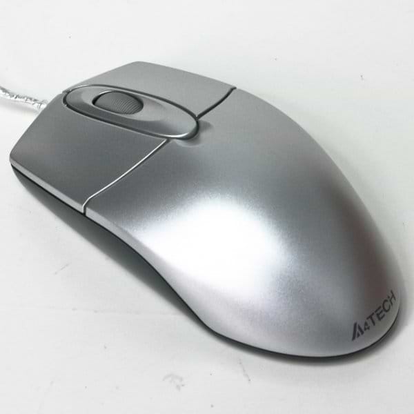 Фото - Миша дротова A4tech OP-720 USB (Silver)