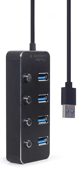 Фото - Хаб USB Gembird UHB-U3P4P-01