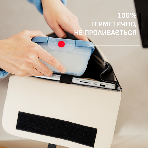 Фото - Ємність для зберігання Tefal N1210410 ONECLICK, 0,75 л блакитний