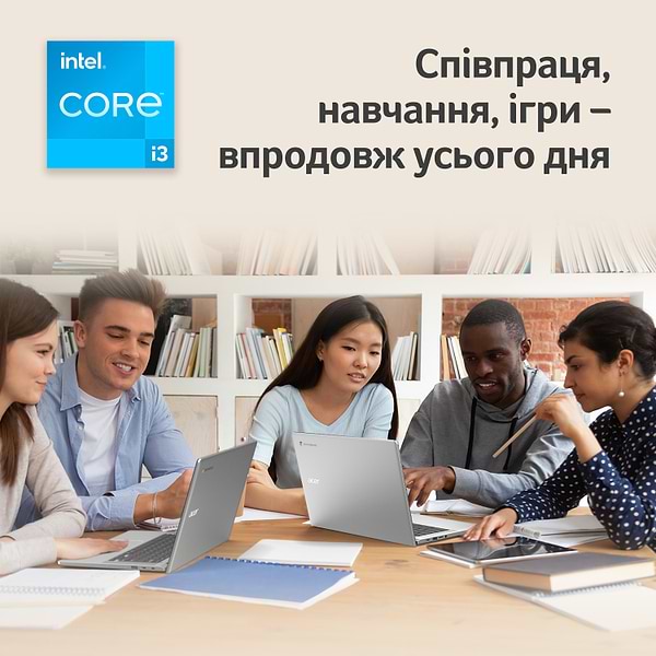 Фото - Ноутбук Acer Chromebook CB314-4H (NX.KNBEU.001) Silver