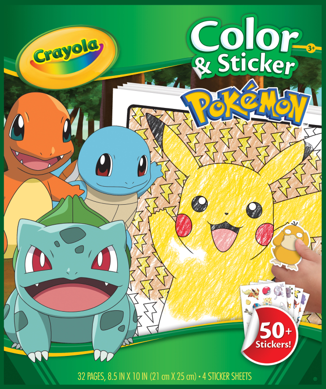Розмальовки Crayola POKEMON (04-2740G) - Фото 1
