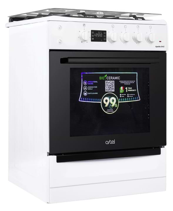 Фото - Плита газова ARTEL APETITO 04-E White