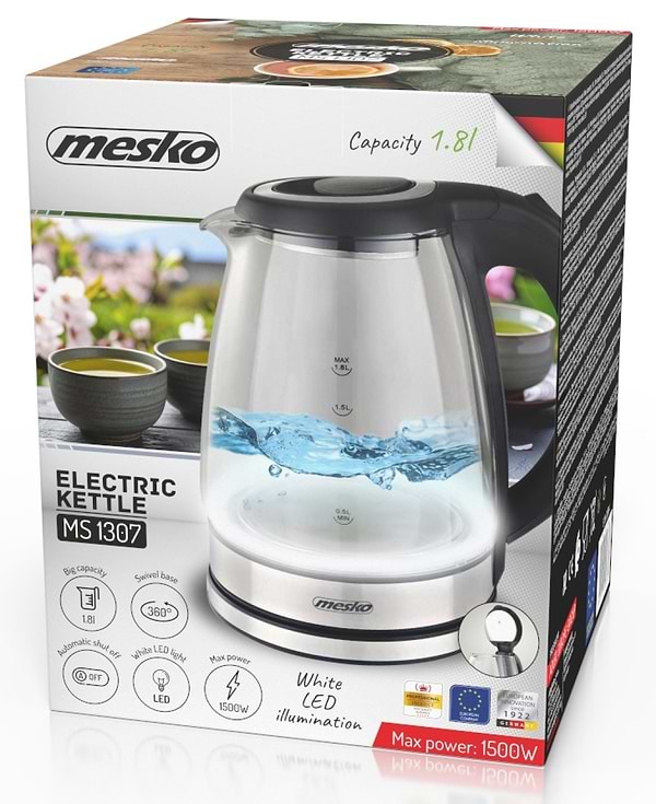 Фото - Електричний чайник Mesko MS 1307