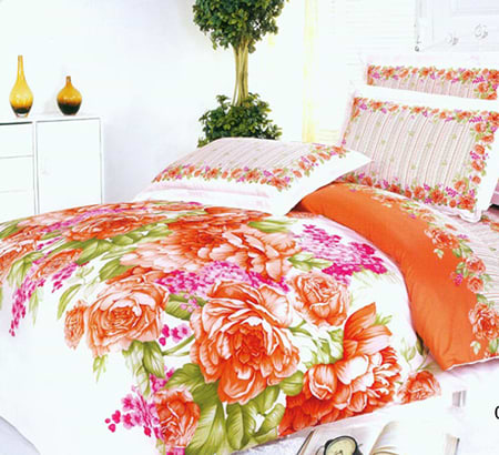 Комплект постельного белья Word of Dream Этно мотивы H274 сатин 2х150х215 см разноцветная (06412)