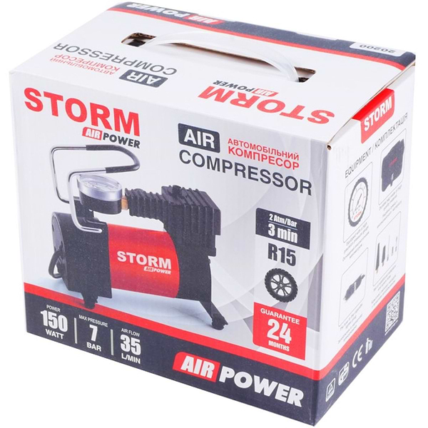 Фото - Автокомпресор Storm Air Power (20200)