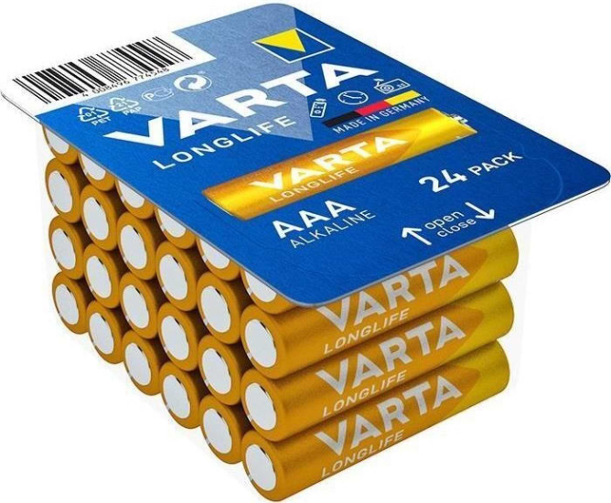 Батарейка тип AA Varta Longlife AA 24 шт. (04106301134)
