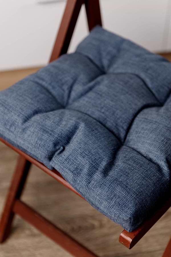 Фото - Подушка для стула Прованс FIESTA синяя 40х40 см (041111)