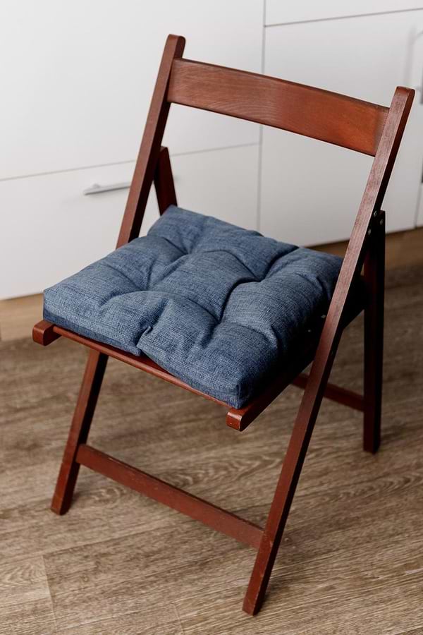 Фото - Подушка для стула Прованс FIESTA синяя 40х40 см (041111)