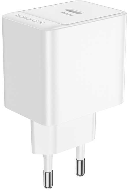 Сетевое зарядное устройство BOROFONE BAS13A Erudite single port PD20W charger EU White (6941991104862)