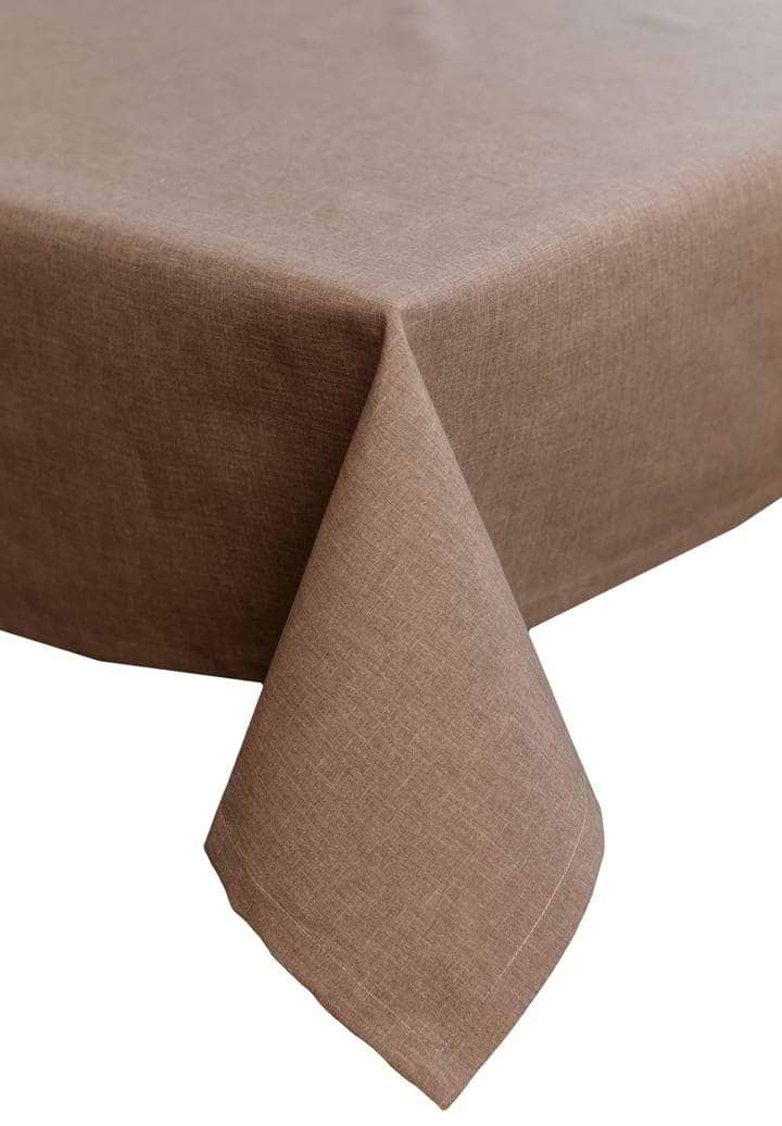 Скатертина прямокутна Прованс Кориця коричнева 133х220 см (041149)