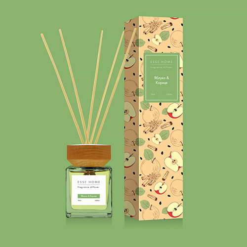 Фото - Аромадиффузор Esse Home Яблоко и Корица 100 мл (HOME- AC)