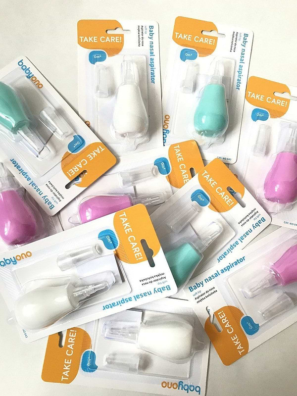 Фото - Аспиратор назальный детский BabyOno белый (043/02)