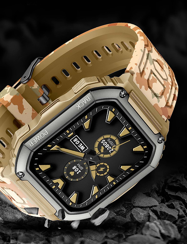 Фото - Смарт-годинник Gelius Pro GP-SW007 Tactical Navy Bluetooth call (IP68) Military