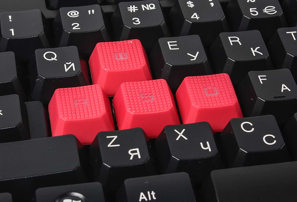 Фото - Клавіатура дротова ігрова Bloody Q100 (Black)