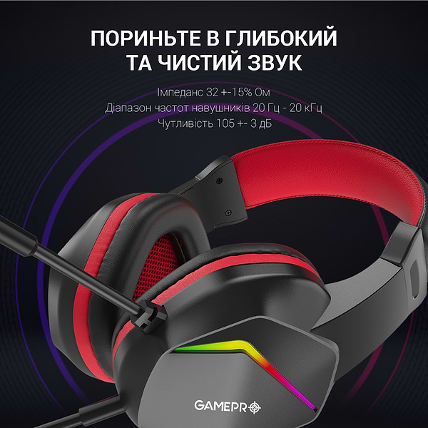 Фото - Гарнитура проводная игровая GamePro Racer (HS311)