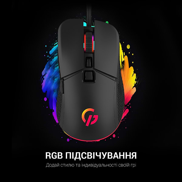 Фото - Мышь проводная игровая GamePro USB Black (GM340)