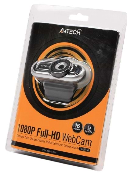 Фото - Веб-камера для комп'ютера A4tech PK-920H-1 (Silver+Black)