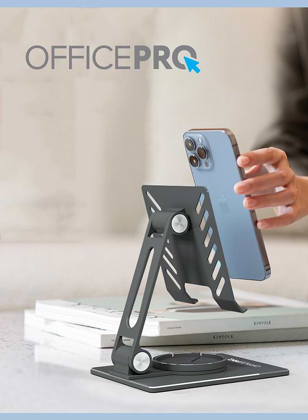 Фото - Підставка для мобільного пристрою OfficePro Aluminium alloys Grey (LS630G)