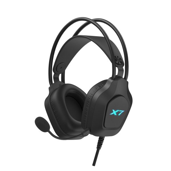 Фото - Гарнітура дротова ігрова A4tech XH-200 (Black)
