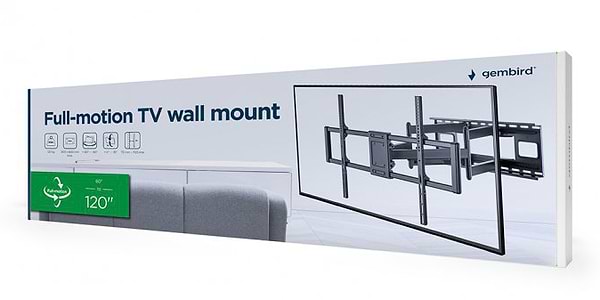 Фото - Крепление для телевизора Gembird 60" - 120" до 120 кг (WM-120ST-01)