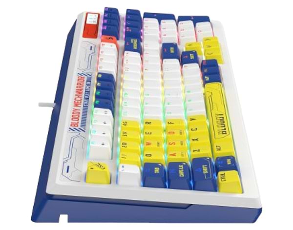 Фото - Клавіатура дротова ігрова Bloody B950 RGB (Warrior Blue)