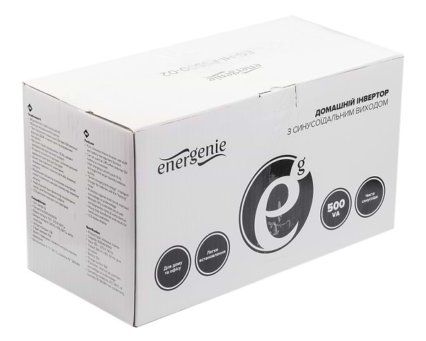 Фото - Источник бесперебойного питания EnerGenie 500VA (EG-HI-PS500-02)