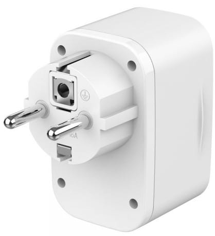Фото - Переходник Евро 220В Gembird 1+USB-A+1+Type-C PD20W+QC3.0 18W White (TA-ACPDQC20-01-W)