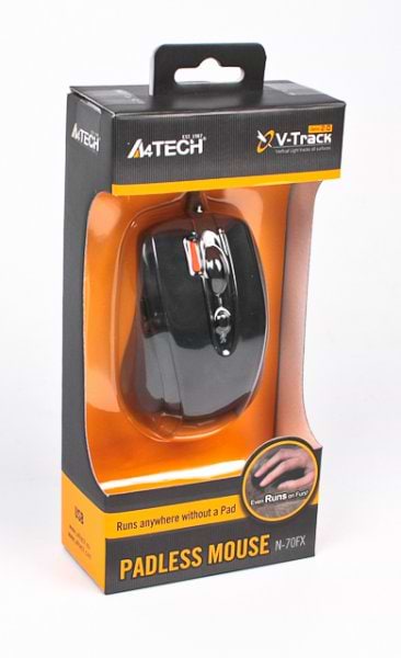 Фото - Миша дротова A4Tech N-70FX-1 (Black)