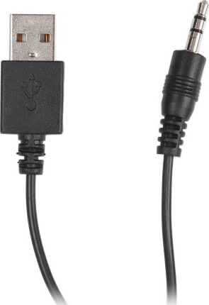 Фото - Комп'ютерна акустика компактна 2.0 Maxxter CSP-U002RGB Black