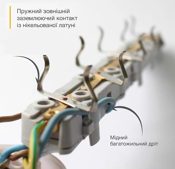 Фото - Сетевой фильтр Electrum 5 розеток 3 м с выключателем и 2 Type-C + USB (C-ES-1991)