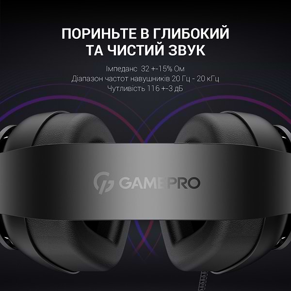 Фото - Гарнитура проводная игровая GamePro HS590B