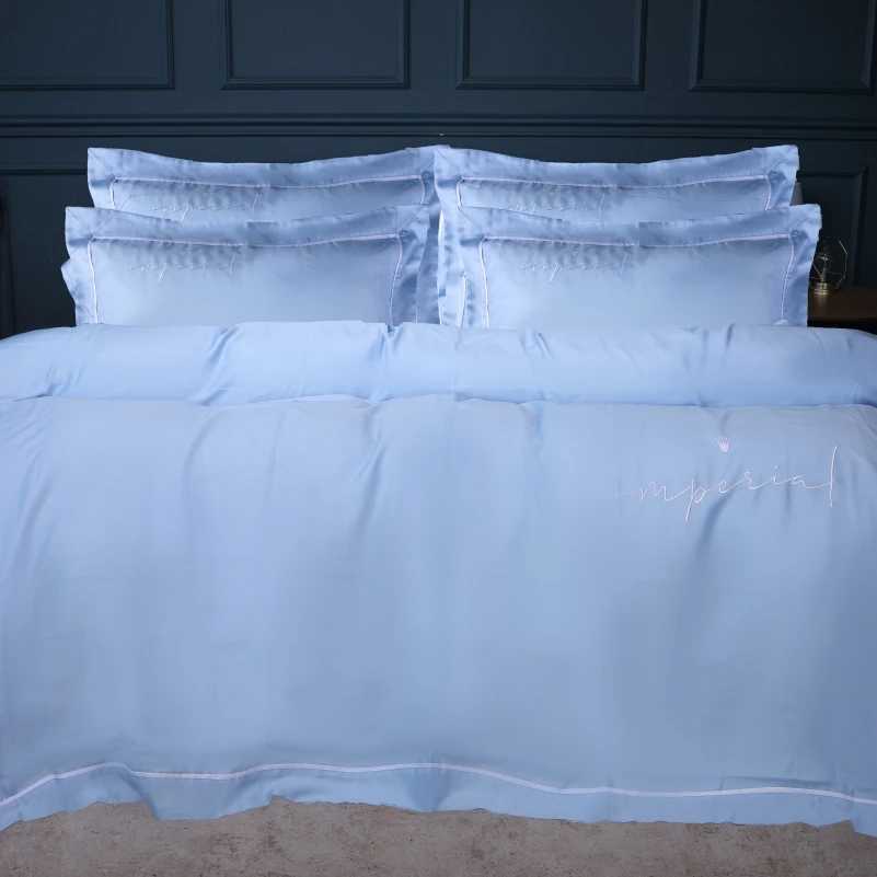 Комплект постільної білизни дитячий MirSon Imperial Tencel №04 Blue 110х140 (2200010754254)