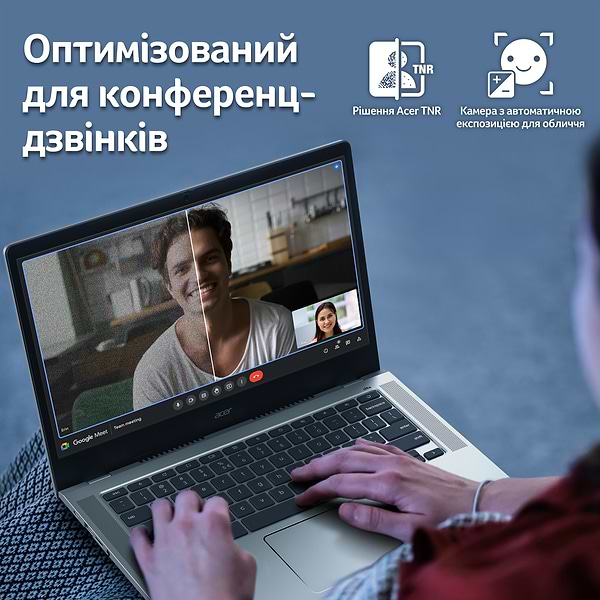 Фото - Ноутбук Acer Chromebook CB314-4H (NX.KNBEU.001) Silver