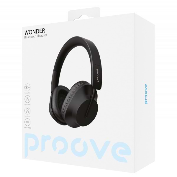 Фото - Навушники повнорозмірні бездротові Proove Wonder (HPWD00010001)