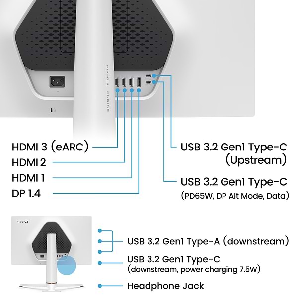 Фото - Монітор ігровий BenQ EX271U (9H.LN2LB.QBE)